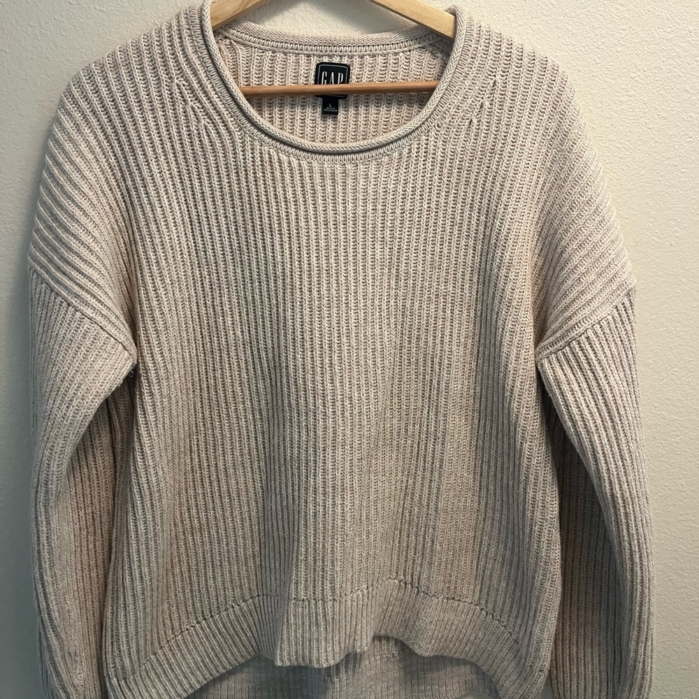 GAP Women's 100% Cotton Knit Crew Neck Sweater